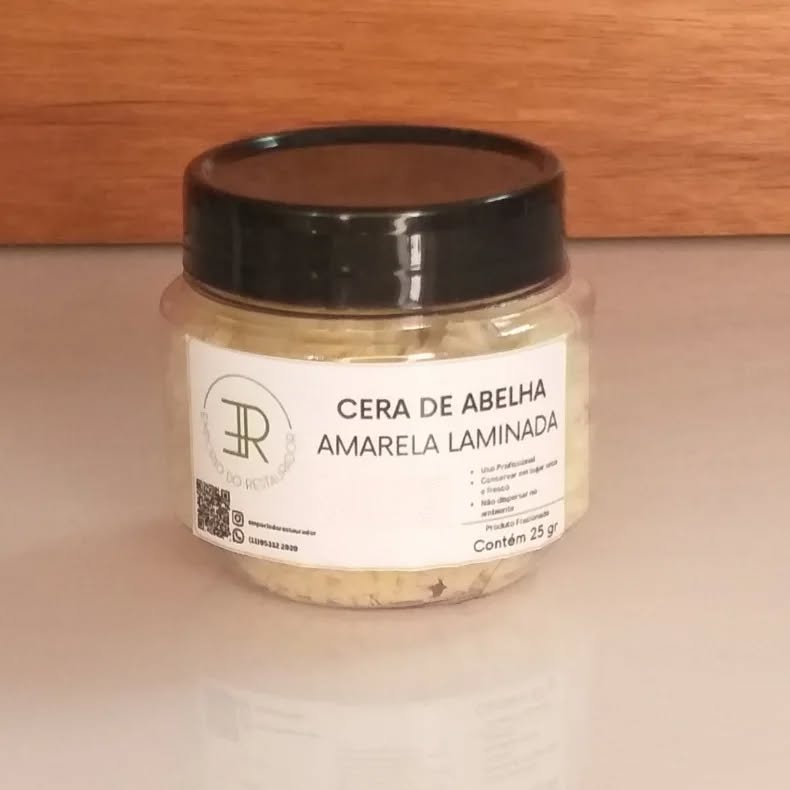Cera de Abelha Laminada Amarela
